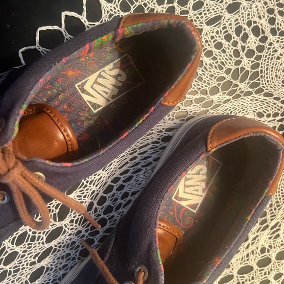 Vans Navy Canvas Sneakers - Picture 4 of 6